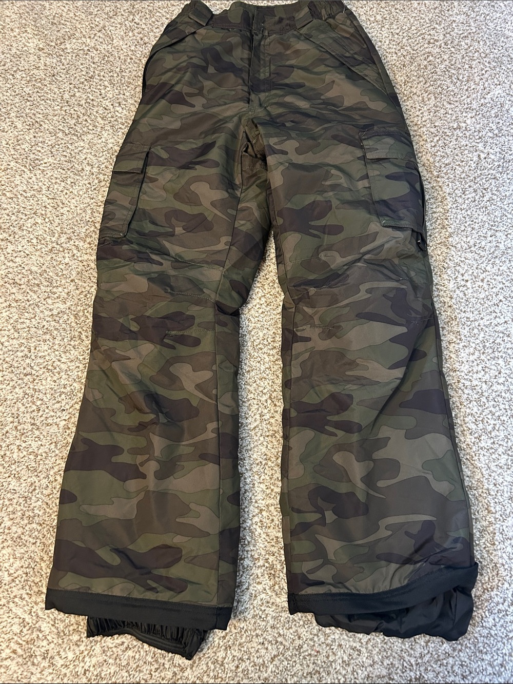 Camo Cargo Snow Pants